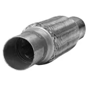 Ansa 8841IB Flex Coupling 300 Series Ss, 2" Core, 2" Necks, 12" Oal With