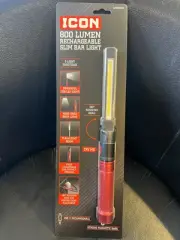 Icon LSBR00-R 800 Lumen Rechargeable Slim Bar Light