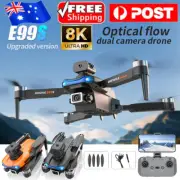 8K Dual Camera Auto Obstacle Avoidance Drone +1/3 Battery Folding Portable Drone