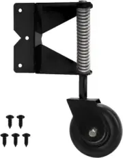 Vinyl Gates Heavy Duty Spring Loaded 3.9'' 10cm Swing Gate Wheel Caster
