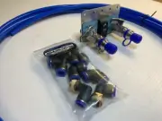 Car & camper fresh water kit -Hose fittings & 3in1 Wet Spot - FLAT NO PUMP