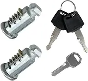 Poeihv 2 Pack Lock Cores for Thule, Replacement for Thule Rack Core, Key Cylinder for Bike Rack Lock, Roof Cargo Lock, Roof Rack Locks, Cross Bars, Towers, Ski Rack