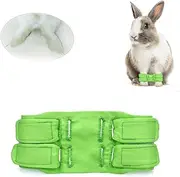YUYUSO Rabbit Splay Leg Brace for Rabbits with Bilateral Splayed Legs for Bunny Recovery Adjustable Velcro Washable Reusable
