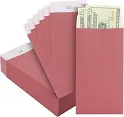 Mr. Pen- Money Envelopes for Cash, 100 Pack, 6.5" x 3.5", Red Clay Cash Envelopes, 100 Envelopes Money Saving Challenge, Money Saving Envelopes, Small Envelopes for Money Envelopes for Cash Budgeting