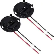 2pcs H7 Headlight Bulb Holders for Vehicle High Reliability Korean Style Socket for Led Headlights Easy Diy Installation Wide Compatibility Car Accessory