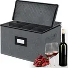 VERONLY Stemware Storage Box - China Storage Containers Holds 12 Wine Glass o...