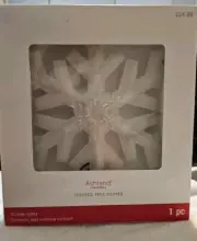 Ashland Christmas Glitter Snowflake Star Lighted Tree Topper *NEW*