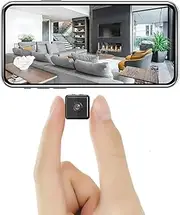 Mini Hidden Security Camera Spy Wireless WiFi Home Security Camera Indoor Outdoor Tiny Cameras 1080P HD Room Micro Nanny Camera Small Camera for Office