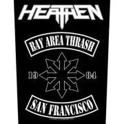 Heathen Bay Area Thrash Back Patch Official Metal Band Merch