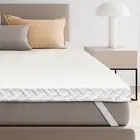 3 Inch Gel Memory Foam Mattress Topper Twin Size for Back Pain, Cooling Mattr...