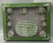 Vintage 1996 Asparagus Collectable Miniature Tea Set in Original Box