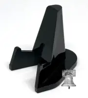 3 Display Stand Easel for Proof Sets Mint Set Graded Coin Slab Air-tite BLACK