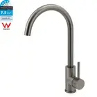KYLINS Gun Metal Round Kitchen Mixer Sink Tap Swivel Laundry Faucet Spout Set