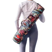 Exercise Yoga Mat Bag Printed Carrier Bag Water-resistant Travel Yoga Gym Bag Fitness Mat Holder