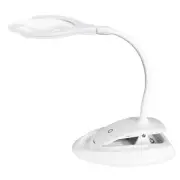 Handheld Magnifier 3X 8X Illuminated Desk Table Led Lamp Magnifying Glass4875