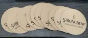 STRONGBOW Hard Apple Ciders Beer Mat Coaster lot of 10 Drink English British UK