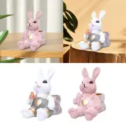 Easter Bunny Planter Resin Container for Home Garden