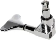 FUNOMOCYA 4pcs 2l2r Bass Guitar Tuner Pegs Replacement Tuning Heads Silver Hard Zinc Alloy