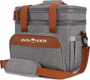 INSIMEER Lunch Bag - 20L, Insulated Lunch Bag for Men & Women, 2 Deck Lunch Box