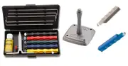Lansky Deluxe Knife Sharpening System + Universal Mount + Serrated Hone + Sapphire Hone Bundle