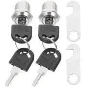 4 Pcs Mailbox Lock Core Cabinet File Cam Drawer Locks Baby Office