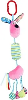 KOMBIUDA Crib Hanging Pendant Plush Wind Chime Toy for Calming Promotes Sensory World