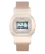 Casio G-SHOCK Digital Organic Pink Cloth Strap GMD-S5600CT-4 200M Ladies Watch