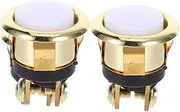 Metal Doorbell Push Button Easy Install Doorbells Chimes Button Light for Home Office