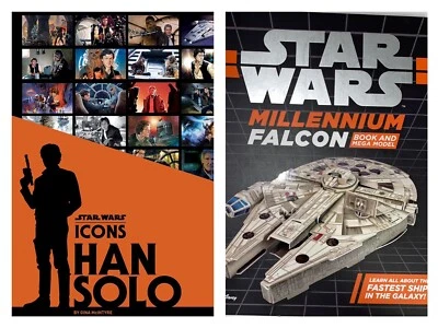 Star Wars ICON - Han Solo & Millenium Falcon Book & Mega Model