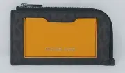 Michael Kors Men’s Cooper Brown Logo Zip-Around Wallet