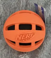 Nerf Dog Toy with Interactive Squeaker & Crunch . Hasbro . New .