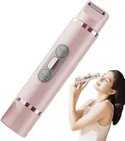 Forcipower 2 in 1 Comfort Electric Lady Shaver, Comfort 2 in 1 Electric Lady Shaver, Body Hair Removal Epilator, for Facial Face Underarm Legs, Rechargeable Wet & Dry Use (Pink)