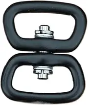 [Generic] Swivel Snap Hooks, Small Locking Carabiner Aircraft Aluminum Alloy Snap Hooks, Swivel Carabiner, Rotating Eight-Way Ring, Dog Leader Clip for Handmade Dog Collars, Luggage Straps