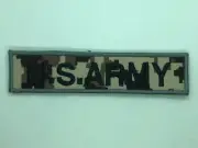 US ARMY Name Tape Patch Hook and loop Fastener