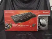 Microsoft Wireless Laser Desktop 6000 Keyboard And Mouse NIB