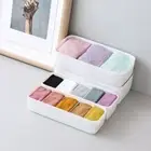 Plastic Underwear Storage Box 3/5 Grids Closet Drawer Organizers Small Things