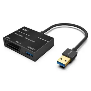 {公司貨 最低價}xqd讀卡器usb3.0高速攝像相機存儲卡適用尼康D4/D5索尼typec電腦