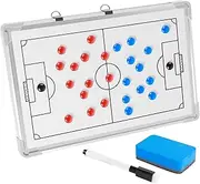 Soccer Coaching Board Portable Magnetic Soccer Clipboard for Coaches with Dry Erase Marker Pen for Football Training