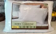 HOME CLASSICS DOWN SURROUND QUEEN STANDARD PILLOW NIP MEDIUM DENSITY