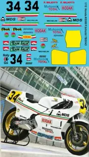 1/12 Decals for NS500 Team Italia F. Biliotti Decal TBD543