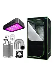 [Green Fingers] Grow Tent 1000W LED Grow Light Mylar 4" Ventilation