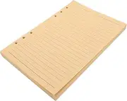 Operitacx 80 Sheets A5 Ruled Journal Notebook Refills Paper Binder Planner Inserts Dotted Grid Lined Notebook Pages for