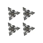 Box Corner Protectors Decorative(50mm/1.97") 4Pcs, Metal Wood Case Edge Guard
