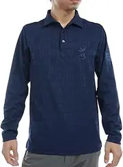 Admiral GOLF(アドミラルゴルフ) ADMA475 Men's Classic Admiral Golf Tonal Big Run Panty Long Sleeve Shirt