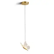 Butterfly LED Pendant Lights Nordic Golden Bedside for Living Room A