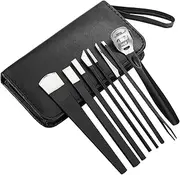 7 Pcs Pedicure Knife Kit for Feet, Ingrown Toenail Blade Tool with Storage Bag, High Manganese Steel Nail Knives Cuticle Remover, Professional Foot Repair Sharp Blade Kit for Nail Corn Callus