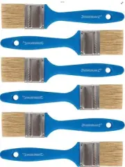 6 x 40mm Disposable Paint Painting Brush Brushes Decor Decorating Gloss Varnish