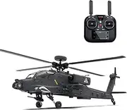 F11-S Remote Control Helicopter, Ultra-high Simulated RC Helicopter, 1/32 Scale 2.4G 6CH RC Electric Airplane Model, RC Flying Helicopter for Adults - RTF,3 Battery
