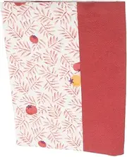 Angoily Floral Book Sleeve Protector Adjustable Elegant Cloth Cover for Hardcover Textbooks Journals Design for Reading Lovers Stylish Accessory for Book Protection