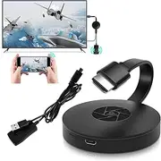 Wireless HDMI Display Adapter, 4K HDR Screen Mirroring Display Dongle Wifi HDMI Adapter Connector, 1080P Streaming Media Video Sound, Compatible for Android/IOS/Windows/Mac/Projector/DLNA/Monitor
